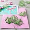 12 Packs: 12 ct. (144 total) Green Fabric Monstera Embellishments by Recollections™